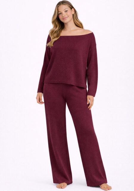 Off-Shoulder Knit Top